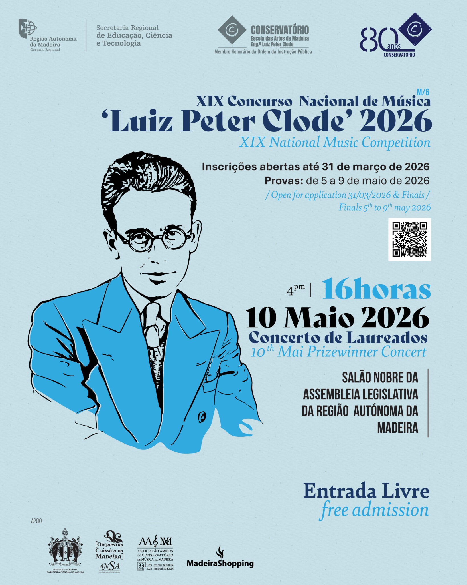 Clode Conservatório abre inscrições para a 19.ª edição do Concurso Nacional ...